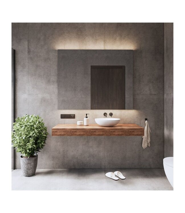 Gliss Design Wastafelblad Topdek Oak Cognac 140x46x10cm Melamine (alle opties)