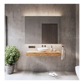 Gliss Design Wastafelblad Topdek Ruw Natuur 160x46x10cm Melamine (alle opties)