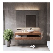 Gliss Design Wastafelblad Topdek Oak Cognac 180x46x10cm Melamine (alle opties)