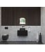 GLISS DESIGN Gliss Design Ares Wastafelonderkast met topblad Charcoal 60x45x35 cm 1 lade greeploos