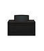 Gliss Design Ares Wastafelonderkast met topblad Charcoal 70x45x35 cm 1 lade greeploos