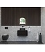 Gliss Design Ares Wastafelonderkast met topblad Charcoal 80x45x35 cm 1 lade greeploos