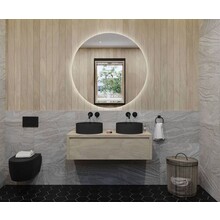 Gliss Design Ares Wastafelonderkast met topblad Corn Silk 120x45x35 cm 1 lade greeploos