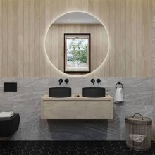 Gliss Design Ares Wastafelonderkast met topblad Corn Silk 100x45x35 cm 1 lade greeploos