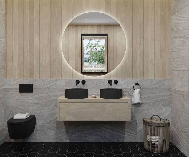 Gliss Design Ares Wastafelonderkast met topblad Corn Silk 100x45x35 cm 1 lade greeploos