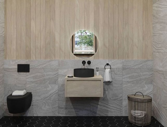 Gliss Design Ares Wastafelonderkast met topblad Corn Silk 90x45x35 cm 1 lade greeploos