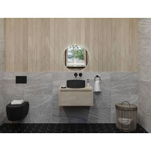 Gliss Design Ares Wastafelonderkast met topblad Corn Silk 80x45x35 cm 1 lade greeploos