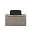 Gliss Design Ares Wastafelonderkast met topblad Corn Silk 60x45x35 cm 1 lade greeploos