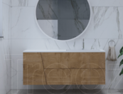 Gliss Design Treez Badkamermeubel 140 cm Oak Classic met wastafel Rechts kraangat 0 - 1