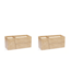 Gliss Design Treez Badkamermeubel 120 cm Oak Cognac met wastafel Rechts kraangat 0 - 1