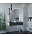 Gliss Design Calypso Onderkast Zwart Eiken 140 cm Badmeubel met topblad