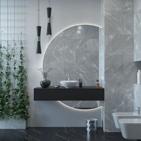 Gliss Design Calypso Onderkast Mat Zwart 140 cm Badmeubel met topblad