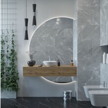 Gliss Design Calypso Onderkast Rustiek Eiken 120 cm Badmeubel met topblad