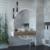 Gliss Design Calypso Onderkast Grijs Eiken 120 cm Badmeubel met topblad