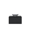 Gliss Design Eros Badkamermeubel met Topblad Zwart Eiken 70cm MDF 1 sofclose lade