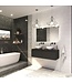 Gliss Design Eros Badkamermeubel met Topblad Mat Zwart 120cm MDF 2 sofclose lades