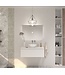 Gliss Design Eros Badkamermeubel met Topblad Mat Wit 120cm MDF 1 sofclose lade