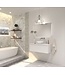 Gliss Design Eros Badkamermeubel met Topblad Mat Wit 120cm MDF 1 sofclose lade