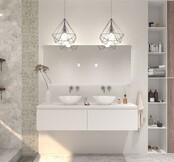 Gliss Design Eros Badkamermeubel met Topblad Mat Wit 180cm MDF 2 sofclose lades