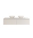 Gliss Design Eros Badkamermeubel met Topblad Mat Wit 180cm MDF 2 sofclose lades