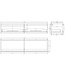 Gliss Design Eros Badkamermeubel met Topblad Mat Wit 180cm MDF 2 sofclose lades