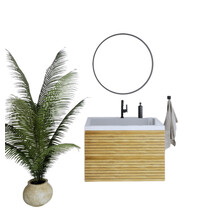 Gliss Design Woodz Natuur Eiken Onderkast met Ribbelfront 100cm