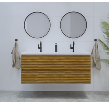 Gliss Design Woodz Natuur Eiken Onderkast met Ribbelfront 120cm