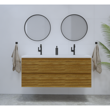 Gliss Design Woodz Natuur Eiken Onderkast met Ribbelfront 120cm