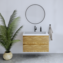 Gliss Design Woodz Castle Brown Onderkast met Ribbelfront 100cm