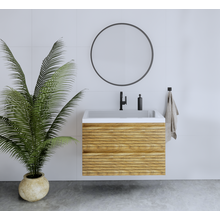 Gliss Design Woodz Castle Brown Onderkast met Ribbelfront 100cm