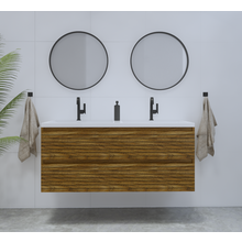 Gliss Design Woodz Castle Brown Onderkast met Ribbelfront 120cm