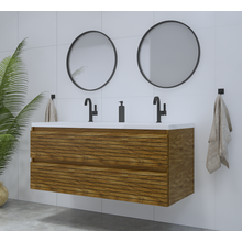 Gliss Design Woodz Castle Brown Onderkast met Ribbelfront 140cm