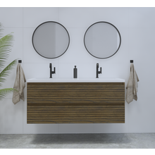 Gliss Design Woodz Ash Gray Onderkast met Ribbelfront 120cm