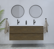 Gliss Design Woodz Ash Gray Onderkast met Ribbelfront 140cm Gliss Design Woodz Ash Gray Onderkast met Ribbelfront 140cm