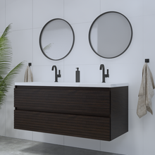 Gliss Design Woodz Charcoal Onderkast met Ribbelfront 140cm