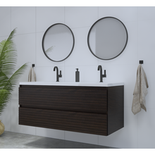 Gliss Design Woodz Charcoal Onderkast met Ribbelfront 140cm