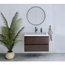 Gliss Design Woodz Charcoal Onderkast met Ribbelfront 100cm