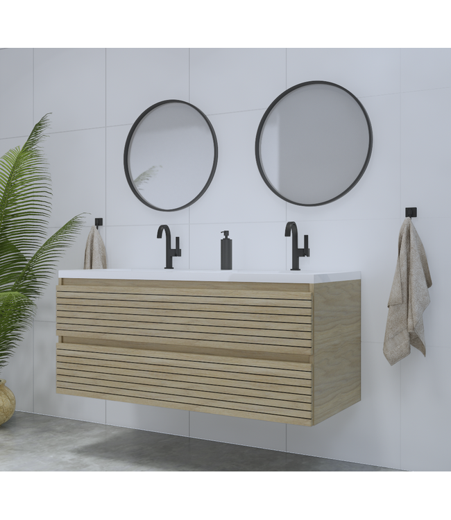 Gliss Design Woodz Corn Silk Onderkast met Ribbelfront 120cm