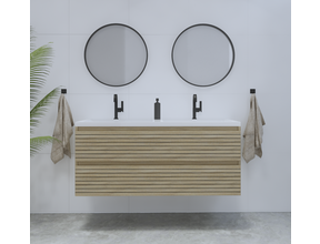 Gliss Design Woodz Corn Silk Onderkast met Ribbelfront 120cm