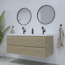 Gliss Design Woodz Charcoal Onderkast met Ribbelfront 140cm