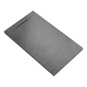 Douchebak Composiet Plato Grijs 160x90x3cm RAL7036 antislip inkortbaar Douchebak Composiet Plato Grijs 160x90x3cm RAL7036 antislip inkortbaar