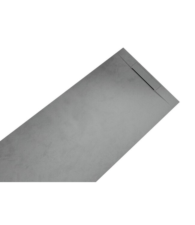 Douchebak Composiet Plato Grijs 180x90x3cm RAL7036 antislip inkortbaar