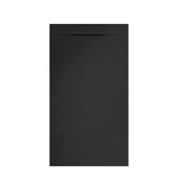 Douchebak Composiet Plato Zwart 120x90x3cm RAL9017 antislip inkortbaar
