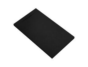 Douchebak Composiet Plato Zwart 120x90x3cm RAL9017 antislip inkortbaar