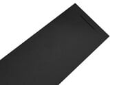 Douchebak Composiet Plato Zwart 140x90x3cm RAL9017 antislip inkortbaar