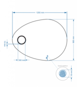 Gliss Design Atlas Badkamerspiegel 120x90cm geint. make-up spiegel + Spiegelverwarming + Dimbaar led-verlichting IP44 Gliss Design Atlas Badkamerspiegel 120x90cm geint. make-up spiegel + Spiegelverwarming + Dimbaar led-verlichting IP44