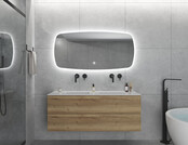 Gliss Design Erato Badkamerspiegel 100x60cm Spiegelverwarming + Dimbaar led-verlichting IP44 Gliss Design Erato Badkamerspiegel 100x60cm Spiegelverwarming + Dimbaar led-verlichting IP44