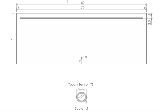 Gliss Design Badkamerspiegel met verlichting 180x70cm Horizontaal LED Dubbel met spiegelverwarming (Alle maten)
