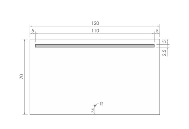 Gliss Design Badkamerspiegel met verlichting 120x70cm Horizontaal LED Dubbel met spiegelverwarming (Alle maten)