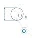 Gliss Design Badkamerspiegel Sol Rond 60cm Touch LED Verlichting en Verwarming Scheerspeigel